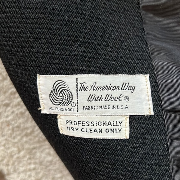 Vintage-The American Way brand Vintage beautiful wool and fur peacoat - Picture 5 of 9